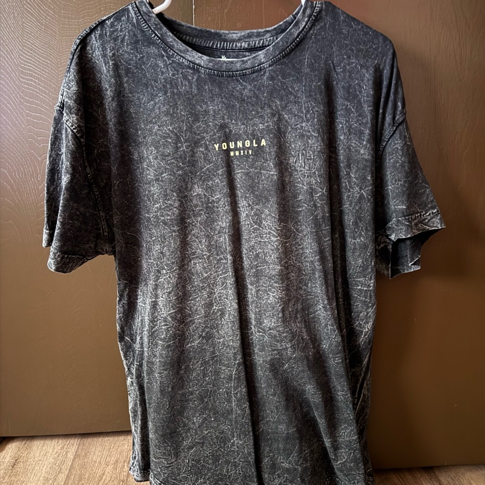 Men's YoungLa Black Graphic T-Shirt